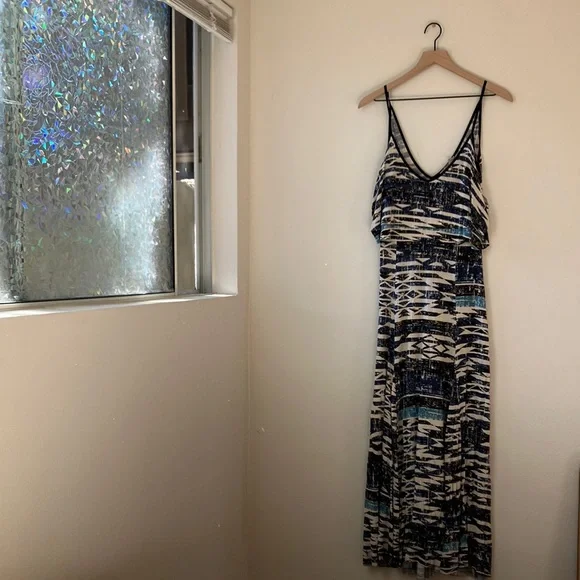 Ecote Dresses | Urban Outfitters Blue Maxi Dress | Color: Blue/Cream | Size: M | Lilearthlingsky's Closet Ecote Dresses | Urban Outfitters Blue Maxi Dress | Color: Blue/Cream | Size: M | Lilearthlingsky's Closet